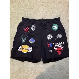 NBA team logo sweat shorts (cut off sweatpants) size M